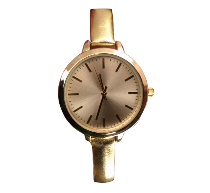 METALLIC LEATHER WATCH